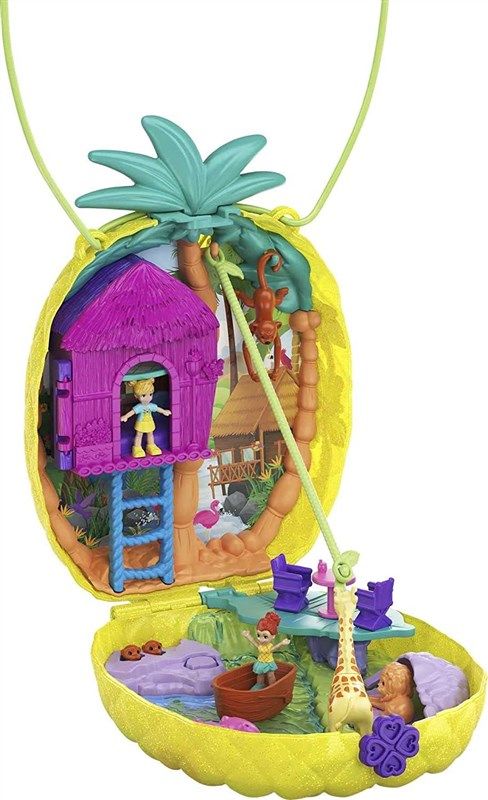 polly pocket tropicool pineapple wearable 로고