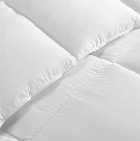 img 1 attached to 🛌 Ultimate Winter Comfort: Super Soft Microfiber Twin Duvet Insert & Fluffy Down Alternative Comforter - Hypoallergenic & Secured Corner Tab