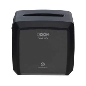 img 4 attached to Dixie Ultra Tabletop Interfold Napkin Dispenser - GP PRO (Georgia-Pacific), Black - 54527A, Holds 275 Napkins - 7.600” Width x 6.100” Depth x 7.200” Height