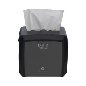 img 3 attached to Dixie Ultra Tabletop Interfold Napkin Dispenser - GP PRO (Georgia-Pacific), Black - 54527A, Holds 275 Napkins - 7.600” Width x 6.100” Depth x 7.200” Height