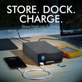img 3 attached to 🖥️ LaCie 1big Dock 4TB External Hard Drive HDD Docking Station – Thunderbolt 3 USB 3.1 USB 3.0 7200 RPM Enterprise Class Drives, Mac PC Desktop, Data Recovery (STHS4000800)