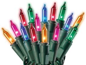 img 3 attached to 🎄 Sylvania Mini Christmas Lights, Multi-Colored, 64ft