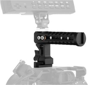 img 1 attached to 📷 Selens Universal Top Handle Grip with 45mm NATO Rail, 2 Cold Shoes - Ideal for Camera Cage, Video Camcorder