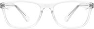 blue light blocking reading eye glasses: protect your eyes with spring hinge frames - for men & women logo