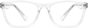 img 4 attached to Blue Light Blocking Reading Eye Glasses: Protect Your Eyes with Spring Hinge Frames - For Men & Women