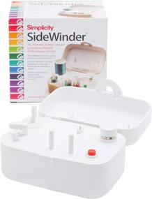 img 2 attached to Simplicity Sidewinder Portable Bobbin Winder: The Ideal White Companion