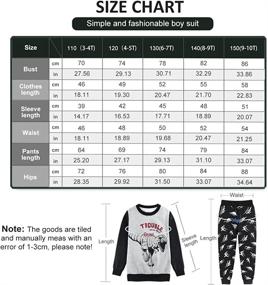 img 3 attached to ZukoCert Sweatshirts Cotton Printed TZB 110 Boys' Clothing : Clothing Sets