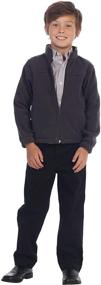 img 2 attached to 🧥 Boys' Black Gioberti Polar Fleece Jacket - Clothing