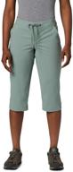 🩳 columbia anytime outdoor capri for women with water and stain repellent логотип