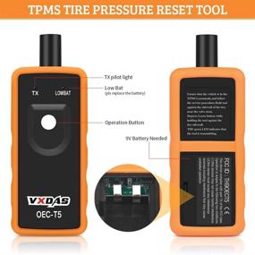 img 3 attached to 🔧 2021 Edition VXDAS TPMS Relearn Tool - GM Tire Sensor TPMS Reset Tool for Tire Pressure Monitor System Activation - OEC-T5 for GM Buick/Chevy/Cadillac Series Vehicles