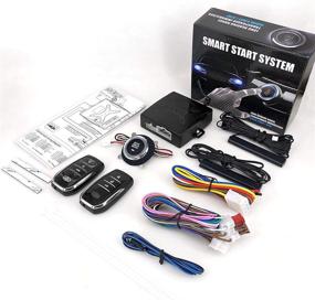 img 1 attached to 🔑 3T6B PKE Keyless Entry & Engine Starter Kit - Toyota Only, Start/Stop Push Button, Safe Lock with 2 Smart Keys