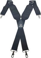🔧 gatorback b606 molded air channel suspenders: unrivaled comfort and support for tool belts by contractor pro logo