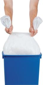 img 1 attached to 120 Count White Tall Kitchen Trash Bags - Bilt-Tuf, 13 Gallon Capacity with Flap Tie for Easy Closure
