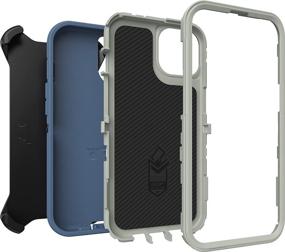 img 2 attached to OtterBox Defender Series SCREENLESS Edition Case For IPhone 13 (ONLY) - Fort Blue