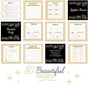 img 1 attached to 👰 The Ultimate Wedding Planner - Plan Your Dream Wedding. Hardcover, 80 Pages. Comprehensive Checklists, Party Planner, Budget Organizer, Bridal Shower, Rehearsal Dinner, Suppliers, Honeymoon &amp; More!