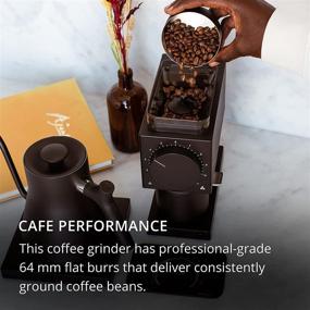 img 2 attached to ☕ Ode Brew Grinder - High-Performance Electric Burr Coffee Grinder, 31 Adjustable Settings for Drip, French Press, Cold Brew, Compact Design, Sleek Matte Black Finish