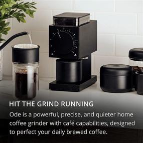 img 3 attached to ☕ Ode Brew Grinder - High-Performance Electric Burr Coffee Grinder, 31 Adjustable Settings for Drip, French Press, Cold Brew, Compact Design, Sleek Matte Black Finish