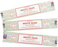 🪔 satya nag champa white sage incense sticks - set of 3 packs логотип