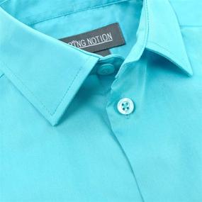 img 2 attached to Boys' Clothing: Spring Notion Sleeve Dress Shirt Boosts SEO