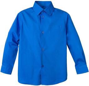 img 4 attached to Boys' Clothing: Spring Notion Sleeve Dress Shirt Boosts SEO