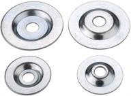 🔧 bench grinder arbor washer/flange set for grinding/wire wheel - 2 sets: od2-1/10" x id1/2" & od3-1/10" x id5/8 logo