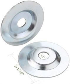 img 2 attached to 🔧 Bench Grinder Arbor Washer/Flange Set for Grinding/Wire Wheel - 2 Sets: OD2-1/10" x ID1/2" & OD3-1/10" x ID5/8