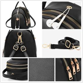 img 2 attached to Fashion Backpack Purse Women Shoulder Women's Handbags & Wallets