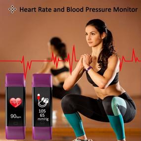 img 3 attached to ANCwear Waterproof Fitness Tracker Watch with Heart Rate Monitor - 🏊 Smart Activity Band with Sleep Monitor, Step Counter Pedometer for Health Exercise