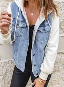 img 1 attached to 🧥 Acelitt Junior Jackets: Stylish Contrast Pocket Women's Coats, Jackets & Vests