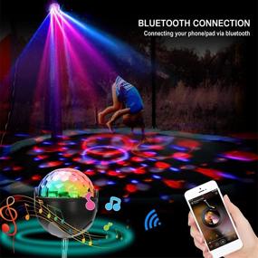 img 3 attached to 🎵 TKAIE Trampoline Lights & Bluetooth Music - LED Lights with Remote Control for Trampolines, Outdoor Game Accessories and Perfect Gift for Kids