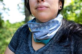 img 2 attached to 🧣 Venture Wipes Neck Gaiter: The Ultimate Multipurpose Face Mask, Scarf, and More!