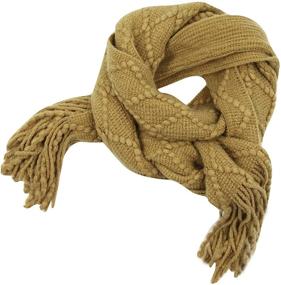 img 3 attached to Warm and Soft Plaid Cashmere Winter Scarves for Teenagers - RARITYUS Teens Shawl Wrap