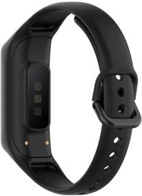 img 1 attached to 😍 Premium Silicone Replacement Bands: Compatible with Samsung Galaxy Fit2 SM-R220 - Adjustable Classic Accessory Wristband Straps for Women and Men