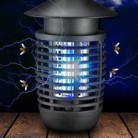 img 1 attached to 🦟 SereneLife PSLBZ6: Battery Powered UV Light Bug Zapper - Effective Indoor and Outdoor Flying Insect Killer