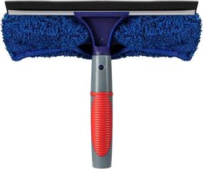 img 4 attached to 🪟 2-in-1 Squeegee & Scrubber: The Ultimate Window Cleaning Tool for Indoor & Outdoor Use