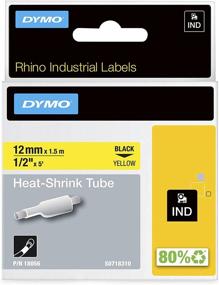 img 3 attached to 🔍 DYMO RhinoPro 18056 - Промышленный шрифтовой маркировщик с термоусадочными наклейками.