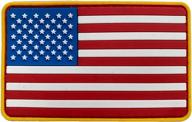 american flag pvc patch velcro logo
