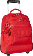 🎒 kipling rolling adjustable backpack closure: enhancing comfort and convenience! logo