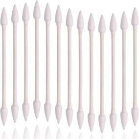 img 4 attached to Joyeah 800 Cotton Swabs with Double Precision Tips on Paper Sticks - 4 Packs of 200 Pieces per Pack (Pointed Shape)
