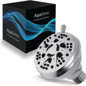 img 2 attached to AquaDance Chrome Finish 6-Setting Shower Head with Maximum Power for Superior Performance. Experience 2.5 gpm Spiral High-Performance Luxury Even with Low Water Pressure