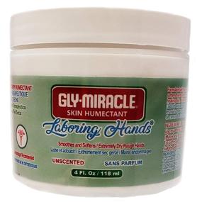 img 4 attached to GLY MIRACLE Intense Moisture Hand Cream Gel 4 oz - Repairs & Softens Extremely Dry, Cracked Callous Hands & Cuticles; Protective Layer Locks in Moisture; Unscented