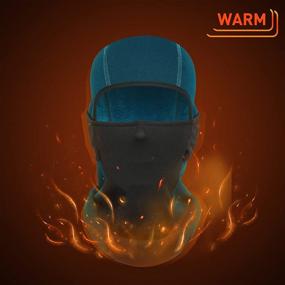 img 2 attached to Balaclava Ski Mask: Stay Warm and Windproof while Skiing, Snowboarding, and Motorcycling in Cold Winter Weather