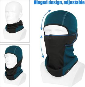 img 1 attached to Balaclava Ski Mask: Stay Warm and Windproof while Skiing, Snowboarding, and Motorcycling in Cold Winter Weather