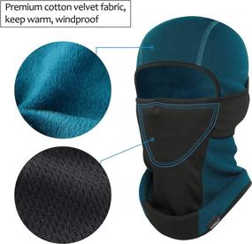 img 3 attached to Balaclava Ski Mask: Stay Warm and Windproof while Skiing, Snowboarding, and Motorcycling in Cold Winter Weather