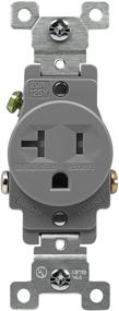 img 3 attached to ENERLITES Receptacle Tamper Resistant Commercial 61200 TR GY 10PCS