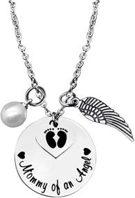 img 4 attached to Memorial Mommy Necklace Jewelry Pregnancy Miscarriage