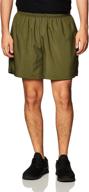 soffe performance short green small men's clothing and active logo