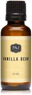 p&amp;j trading vanilla bean - high-quality scented oil - 30ml logo