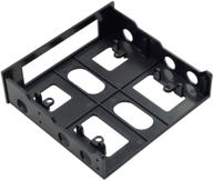 phituoda 5.25-inch to 3.5-inch drive bay adapter front bay mounting bracket - 1 piece logo