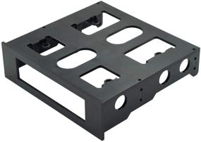 img 2 attached to PHITUODA 5.25-inch to 3.5-inch Drive Bay Adapter Front Bay Mounting Bracket - 1 Piece